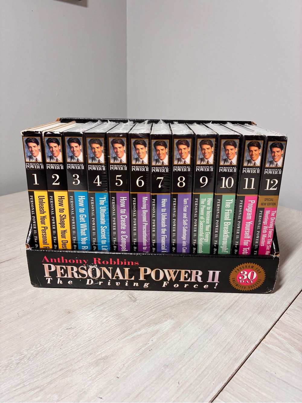 Anthony Robbins Personal Power II 12 Volume Cassette Set Self Help Audio Program
